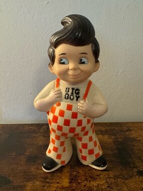 Vintage Bob’s Big Boy Vinyl Piggy Bank - 9”